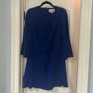 Royal blue 3/4 sleeve dress